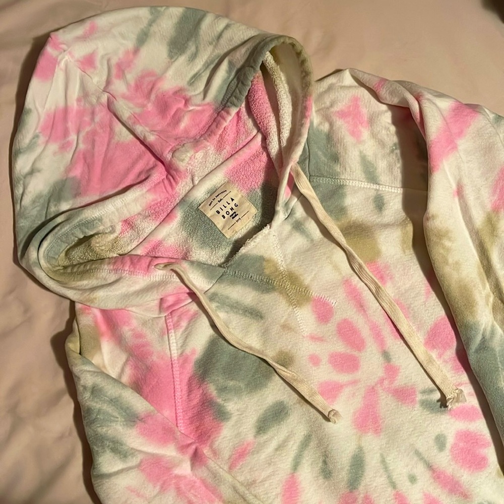 Tie dye Billabong Hoodie Size Small